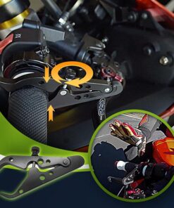 Motocikla droseles slēdzene