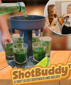 ShotBuddy 6 Shot stikla dozators un turētājs