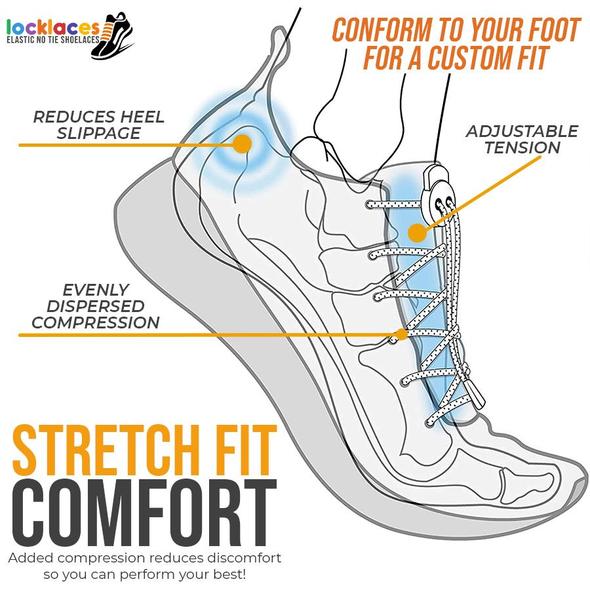 Elastīgas bezsaistes kurpju auklas - Image 2