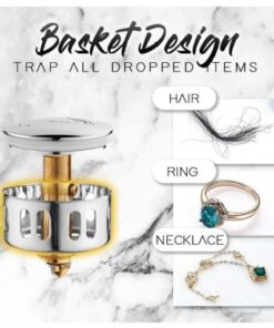 Uznirstošais baseina notekas filtrs