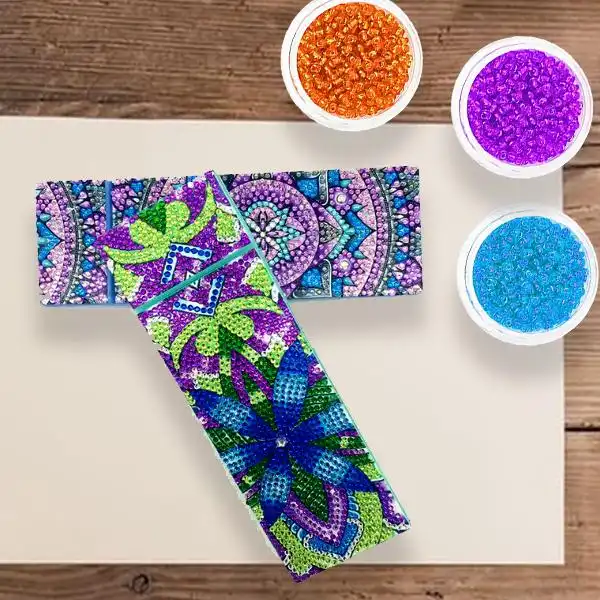 DIY dimanta izšūšanas zīmuļa futrālis - Image 3