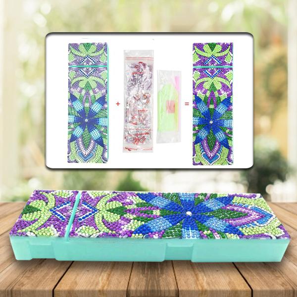 DIY dimanta izšūšanas zīmuļa futrālis - Image 5