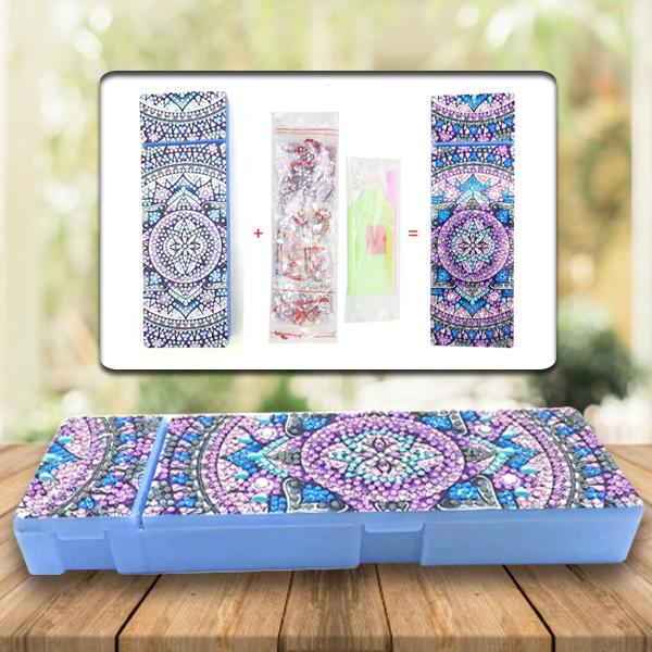 DIY dimanta izšūšanas zīmuļa futrālis - Image 7