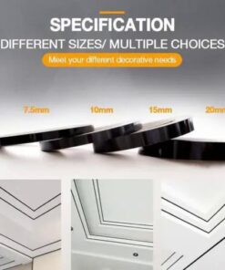 Keramikas flīžu pelējuma necaurlaidīga spraugu lente