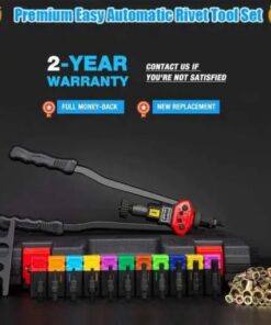 Vienkāršs automātiskais kniedes instrumentu komplekts