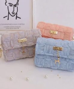 Puķains šifona lentes rokassomu DIY komplekts