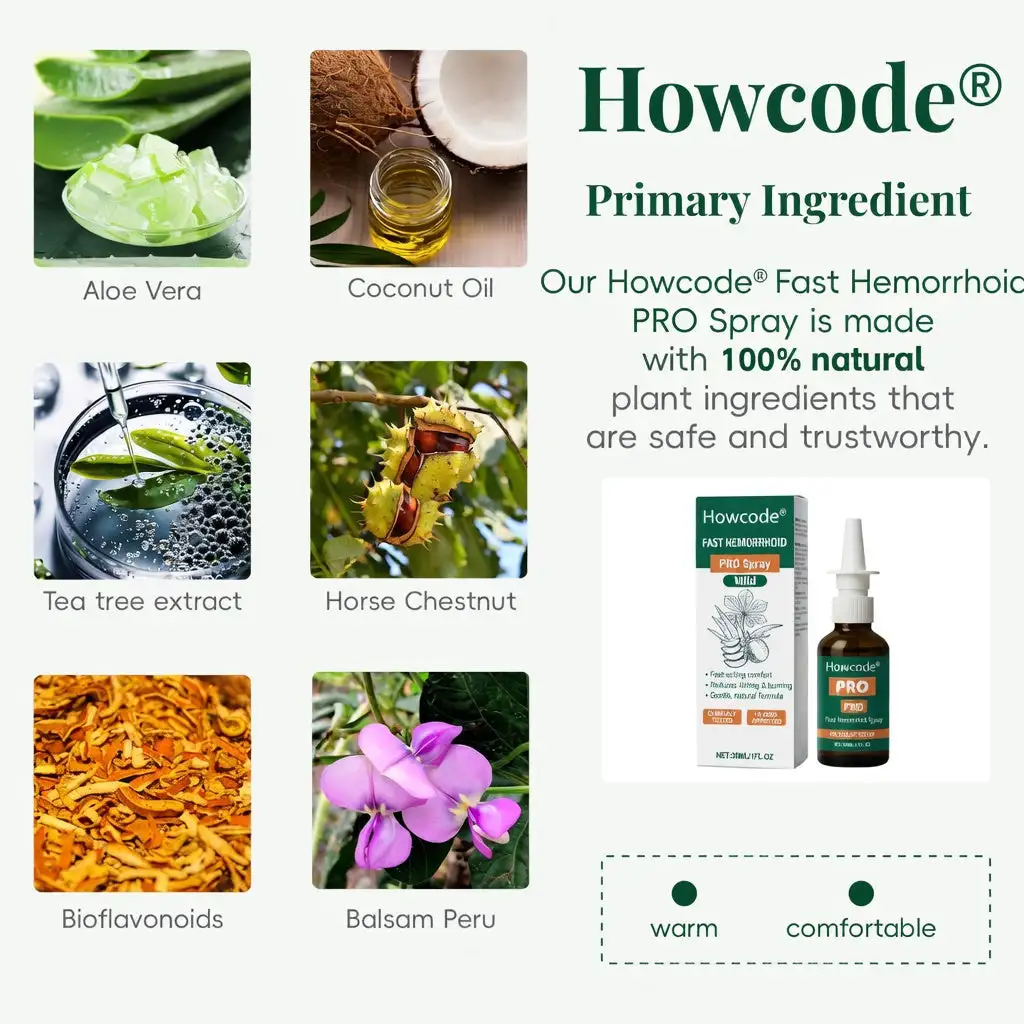 Howcode® Fast hemorrhoid PRO Spray - Image 6