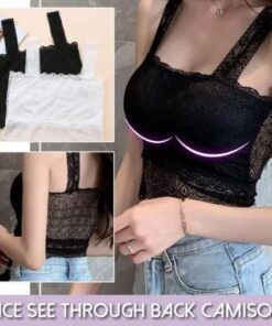 Mežģīnes cauri mugurai Camisole