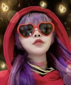 Lielas, lielas sieviešu sirds formas saulesbrilles