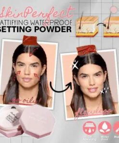 SkinPerfect matējošais ūdensizturīgs iestatīšanas pulveris