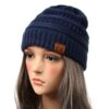 Mīksta adīta slouchy beanie