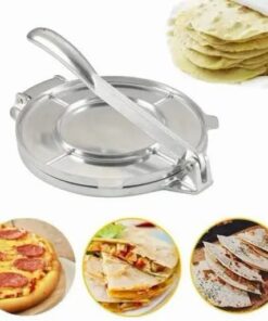 Nerūsējošā tērauda tortillas pēdiņa ar rokturi