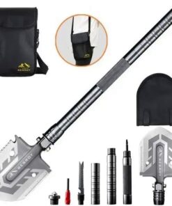 Ultimate Survival Tool 23-in-1 daudzfunkcionāla saliekamā lāpsta