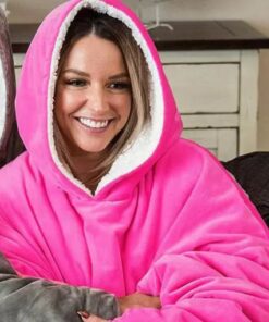 Ziemas lielizmēra sildošs segas kapucis